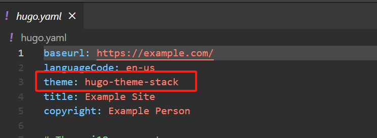 theme to hugo-theme-stack