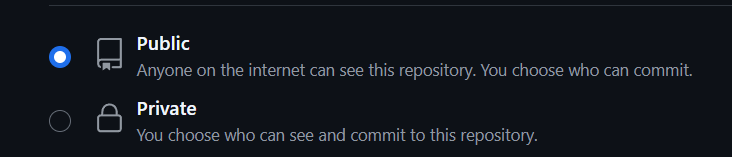 repository should be public